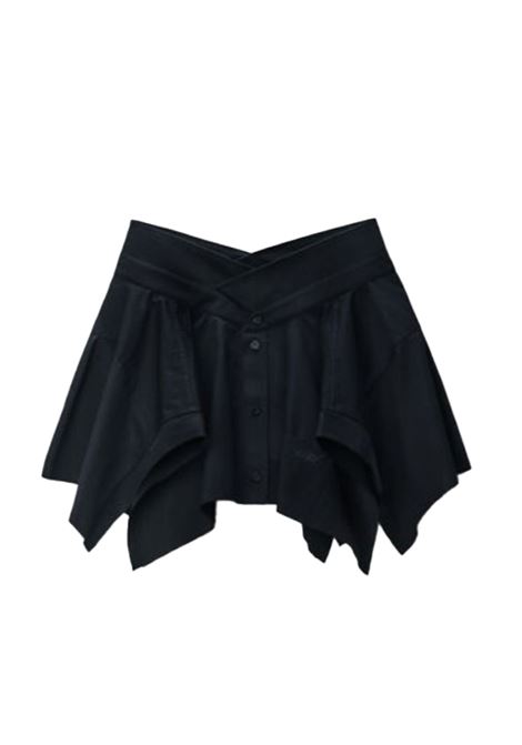 Black asymmetric-hem mini skirt Alexander Wang - women ALEXANDER WANG | 4WC3255329001